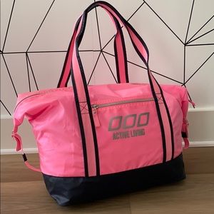 Lorna Jane pink duffel bag